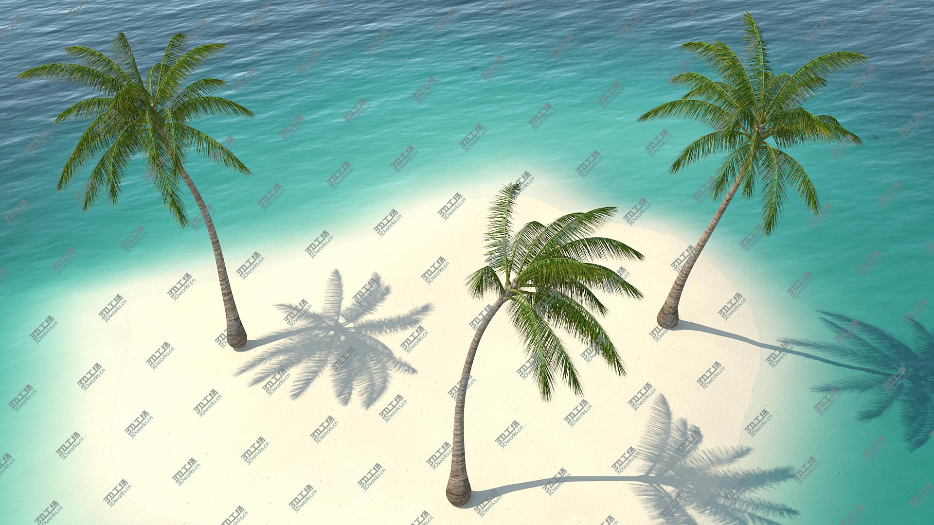 images/goods_img/202105071/Small Island in Ocean with Palms 3D model/2.jpg